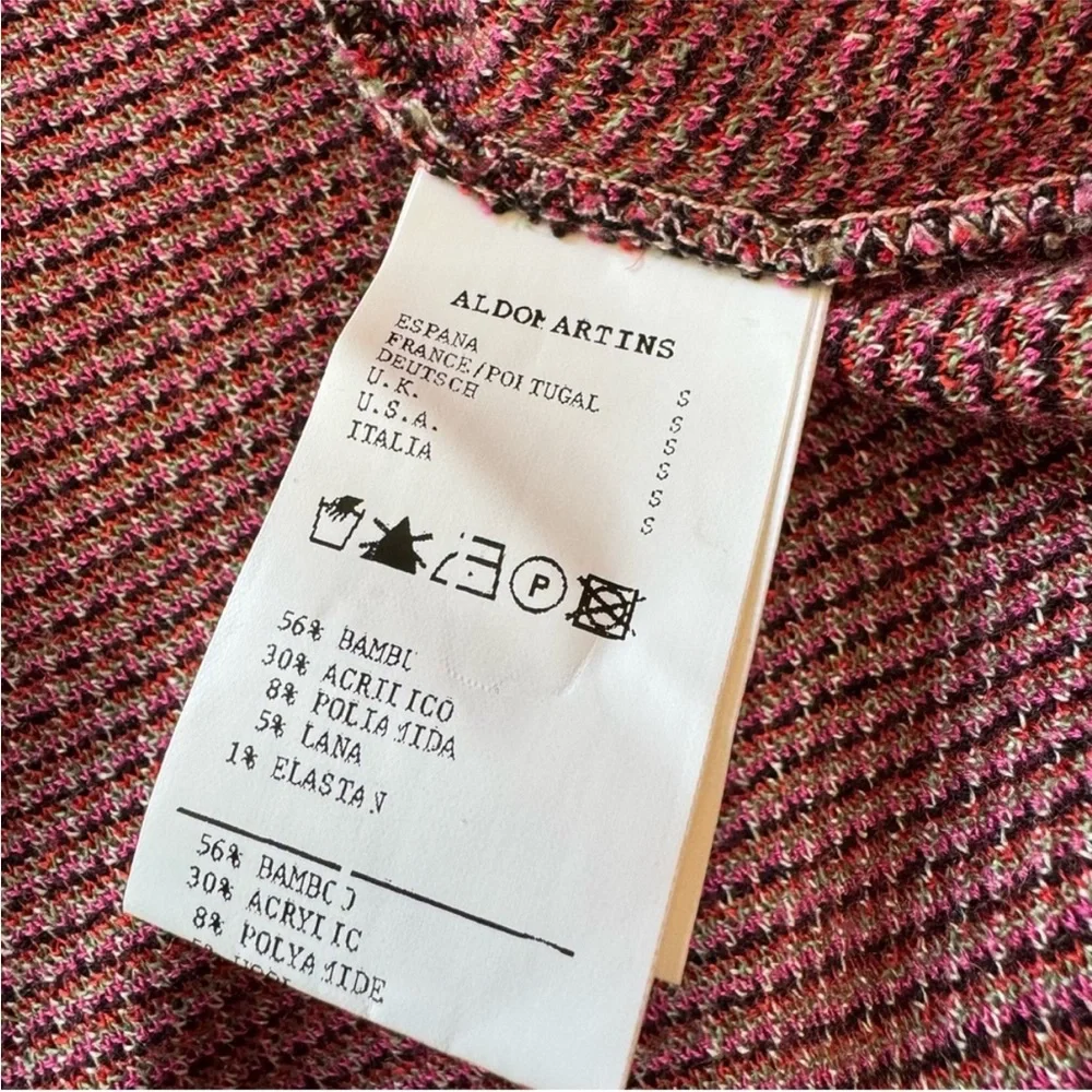 Anthropologie Aldomartins cardigan with Fringe detail- Cream and Black fringe - Picture 6 of 12